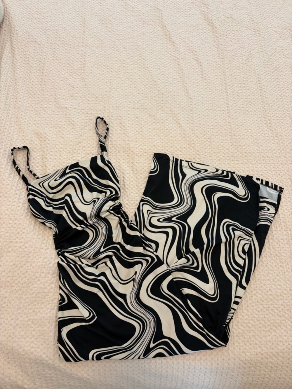 Black & White Swirl dress